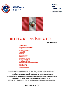 Textos PUCP Alerta Archivística 106